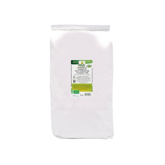 Farine de petit épeautre complète t150  meule de pierre bio - 1
